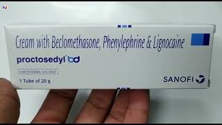 Proctosedyl Bd Cream How to use  Beclomethasone phenylephrine amp Lignocaine Cream Uses  Proctosedyl [upl. by Becky]