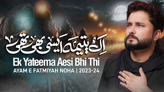 Ayyam e Fatmiyah Noha 2024  Ek Yateema Aesi Bhi Thi  Syed Raza Abbas Zaidi  Bibi Fatima Noha 2023 [upl. by Naret]