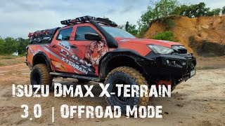 Isuzu Dmax XTerrain  Offroad mode  30 [upl. by Yessej]