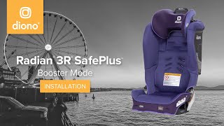 Radian® 3R SafePlus™  AllinOne Convertible Car Seat  Booster Mode Installation  2023Present [upl. by Taffy989]