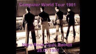 Kraftwerk  Live 25071981 at Nitro Rock Club Detroit US [upl. by Aleksandr]