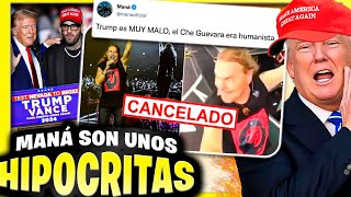 La banda Maná hace BOYCOT contra Trump Y SALE MAL 🤣 Son muy hipócritas [upl. by Idahs]