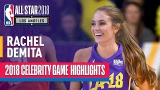 Rachel DeMita With NBA2K Worthy Performance In 2018 Celebrity AllStar Game  Presented by Ruffles [upl. by Schargel]