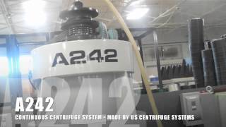 A242 Continuous Centrifuge System Water Test Run [upl. by Geoffrey294]