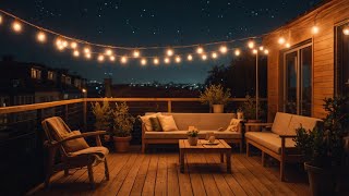 Classic Jazz on the Rooftop Slow Beats for Relaxation amp Focus [upl. by Naed371]