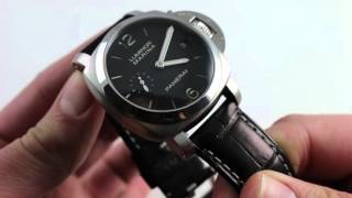 Panerai Luminor Marina 3 Days PAM 392 Luxury Watch Review [upl. by Akerdnahs]