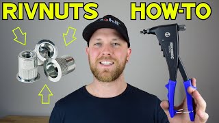 How To Install RIVNUTS  FULL DIY TUTORIAL  How To Install Nutserts amp Nutrivets using RIVNUT GUN [upl. by Thia]