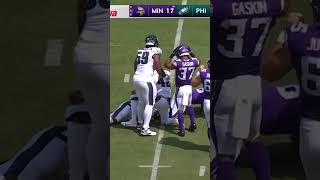 Oren Burks FLIES IN for the sack 🦅🔥 I Eagles vs Vikings Preseason Highlights [upl. by Namien]