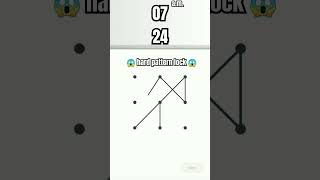 😱 hard pattern lock 😱 please subscribe MI 😔😘games patternlock top5impossiblepatternlock vira [upl. by Hen37]