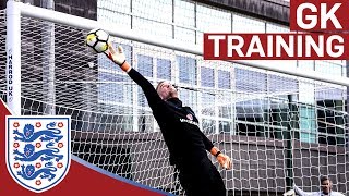 High Intensity Drills for Englands Senior Goalkeepers  Goalkeeper Training [upl. by Ical]