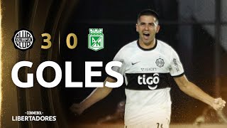 GOLES DE OLIMPIA vs ATLÉTICO NACIONAL  FASE DE GRUPOS  CONMEBOL LIBERTADORES 2023 [upl. by Erma]