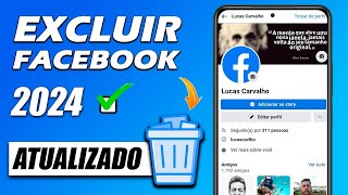 COMO EXCLUIR CONTA DO FACEBOOK [upl. by Jerrilyn]