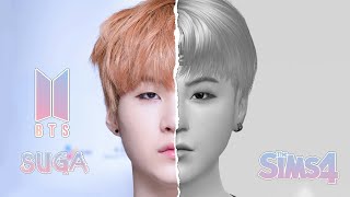 🍫 BTS Suga 🍫 ¦ The Sims 4 CAS full cc list [upl. by Aisirtap]