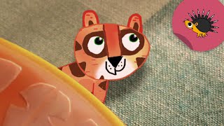 Der Tiger hat Hunger  Trickfilm  Ich kenne ein Tier  SWR Kindernetz [upl. by Ulysses]