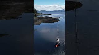 on location for the next transitory aerial mural alaska sailboat fishing sailing travel [upl. by Grote339]