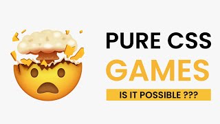 10 Pure CSS Games  No Javascript Games [upl. by Lipscomb]