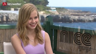 Interview Angourie Rice THE NICE GUYS Cannes 2016 [upl. by Fredericka]