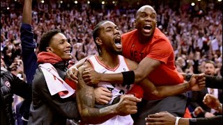 Kawhi Leonard Hits INSANE Game 7 BUZZER BEATER Game Winner  RAPTORS vs 76ERS  5122019 [upl. by Allenad]