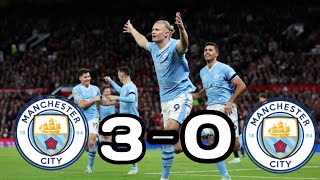 Manchester City vs Manchester City 0  3 Football Match [upl. by Ansilme]