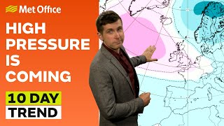 10 Day Trend 29052024 – More settled as high pressure builds – Met Office weather forecast UK [upl. by Winwaloe]