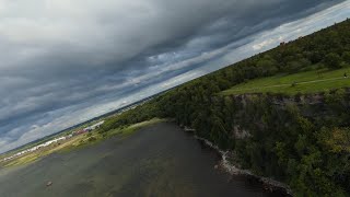 Drone DJI FPV Tabasalu cliff and Tiskre green coast 4k 60fps [upl. by Alleinad]