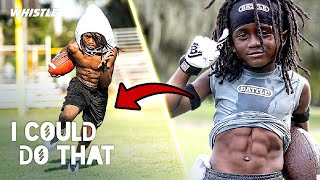 10YearOld Blaze World’s FASTEST Football Prodigy 🔥  Next TYREEK HILL [upl. by Ydnab239]