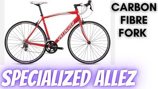 Specialized Allez  CARBON FIBRE FORK  WALK AROUND  BRANDED BICYCLE FOR SALE [upl. by Anilrahc]