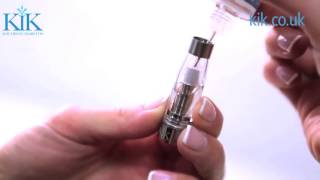 KiKcouk  How to fill your Clearomizer and charge your battery [upl. by Docila]