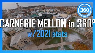 2021 CARNEGIE MELLON in 360°  dronewalkingdriving campus tour [upl. by Grigson]