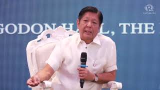 Marcos on getting to the bottom of DuterteChina secret deal Maraming palusot [upl. by Duky]