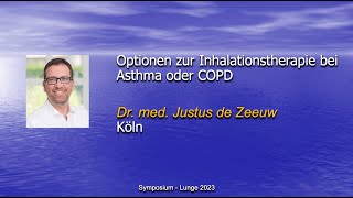 Optionen zur Inhalationstherapie bei Asthma oder COPD  15 Symposium Lunge [upl. by Leonteen]