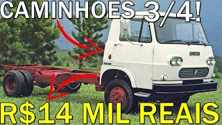 CAMINHÕES 34 A VENDA A PARTIR DE 14 MIL MB 608 AGRALE [upl. by Sochor443]