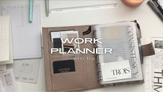 Work Planner Flip Through  Cloth amp Paper Horizontal Weekly  How I Use HP Travel Inserts [upl. by Anelegna]