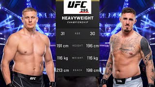 Sergei Pavlovich vs Tom Aspinall Full Fight  UFC 295 Fight Night [upl. by Tiffany]