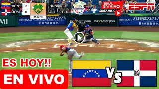 Venezuela vs República Dominicana en vivo donde ver y a que hora juega Venezuela vs Dominicana [upl. by Beckett]