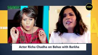 quotHeres why I stand with Kunal Kamra against Arnab Goswamiquot Richa Chadha tells Barkha Dutt [upl. by Ahsok982]