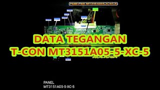 DATA TEGANGAN TCON MT3151A055XC5 [upl. by Naujit378]