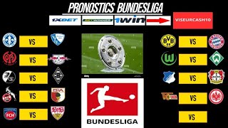 pronostics Foot BUNDESLIGA  Les 9 meilleurs pronostics BUNDESLIGA saison 20232024 [upl. by Trebo]