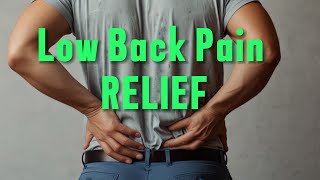 Low Back Pain RELIEF Struggling with low back pain [upl. by Strong808]