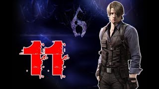 Resident Evil 6 Leon 11 PlaneBoss Ustanak [upl. by Ilka31]