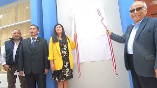 Arequipa Inauguración de la Institución Educativa N° 40616 Casimiro Cuadros en Cayma [upl. by Ahselet886]