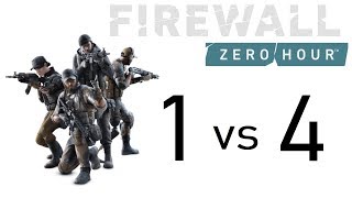 Firewall Zero Hour VR 1 vs 4 FOR THE WIN [upl. by Ymerej143]