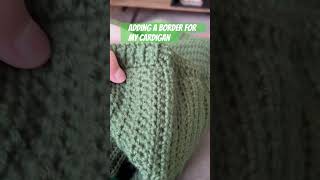 Crocheting a cardigan crochet youtube success youtubeshorts youtuber subscribe support viral [upl. by Wileen]