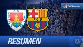 Resumen de CD Numancia 10 FC Barcelona B [upl. by Eelir]