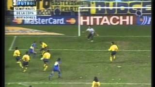 Boca 4 America 1 Copa Libertadores 2000 Los goles [upl. by Nnor]