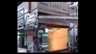 LACQUER COATING MACHINE BOTH SIDE FOR METALLIC YARN [upl. by Noella]