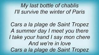 Army Of Lovers  La Plage De Saint Tropez Lyrics [upl. by Siusan278]