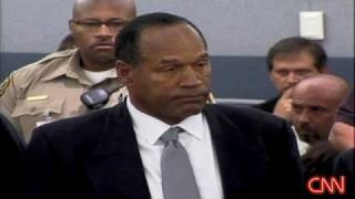 OJ Simpson  GUILTY   OJ reacts as he hears the jury verdict [upl. by Gnol361]