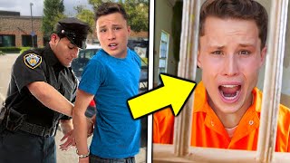 Bryton Myler GOT ARRESTED Ninja Kidz TV [upl. by Nivlen]