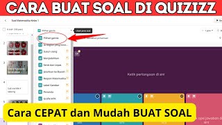 Cara Membuat dan Menggunakan Quizizz untuk Soal Online [upl. by Alyahc]